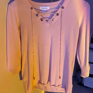 Pink Calvin Klein shirt